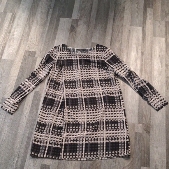 Thakoon for Design Nation Black and‎ White Long Sleeve Dress Size Small - Picture 11 of 16